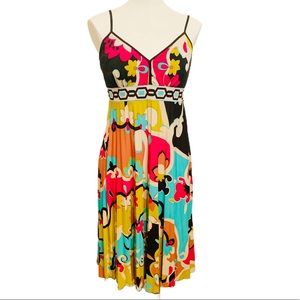 Nicole by Nicole Miller Colorful Dress Size 4